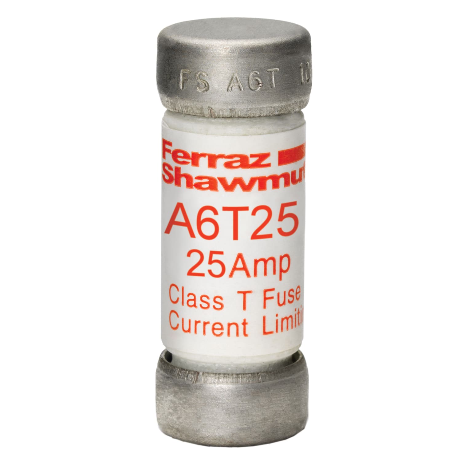 MERSEN - Fusibile A6T - Classe T - Ad azione rapida 600VAC 300VDC 25A Cilindrico