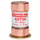 MERSEN - Fusibile A6T - Classe T - Ad azione rapida 600VAC 300VDC 50A Cilindrico