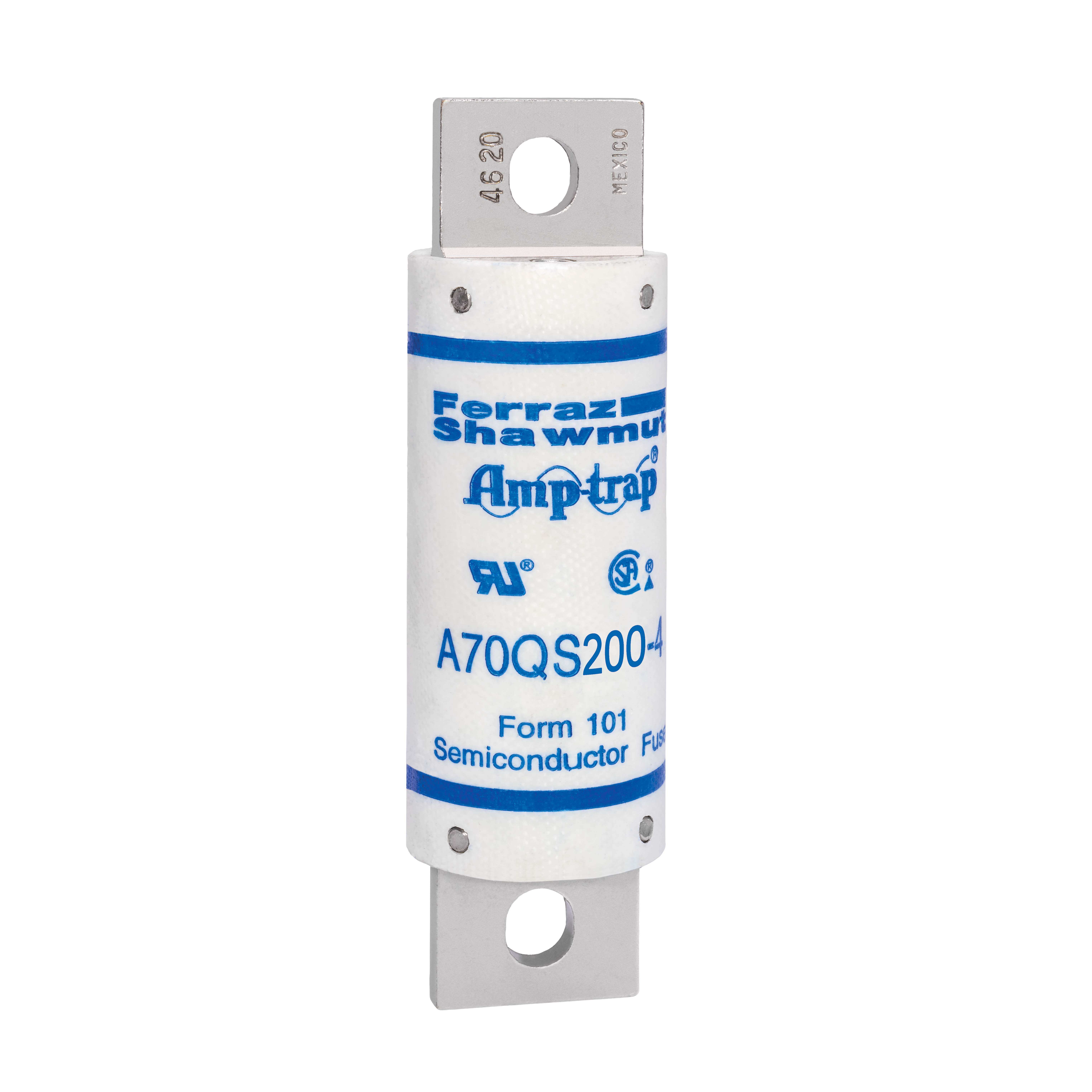 MERSEN - Fusibile ad alta velocità A70QS 700VAC 700VDC 200A Imbullonato Coltello