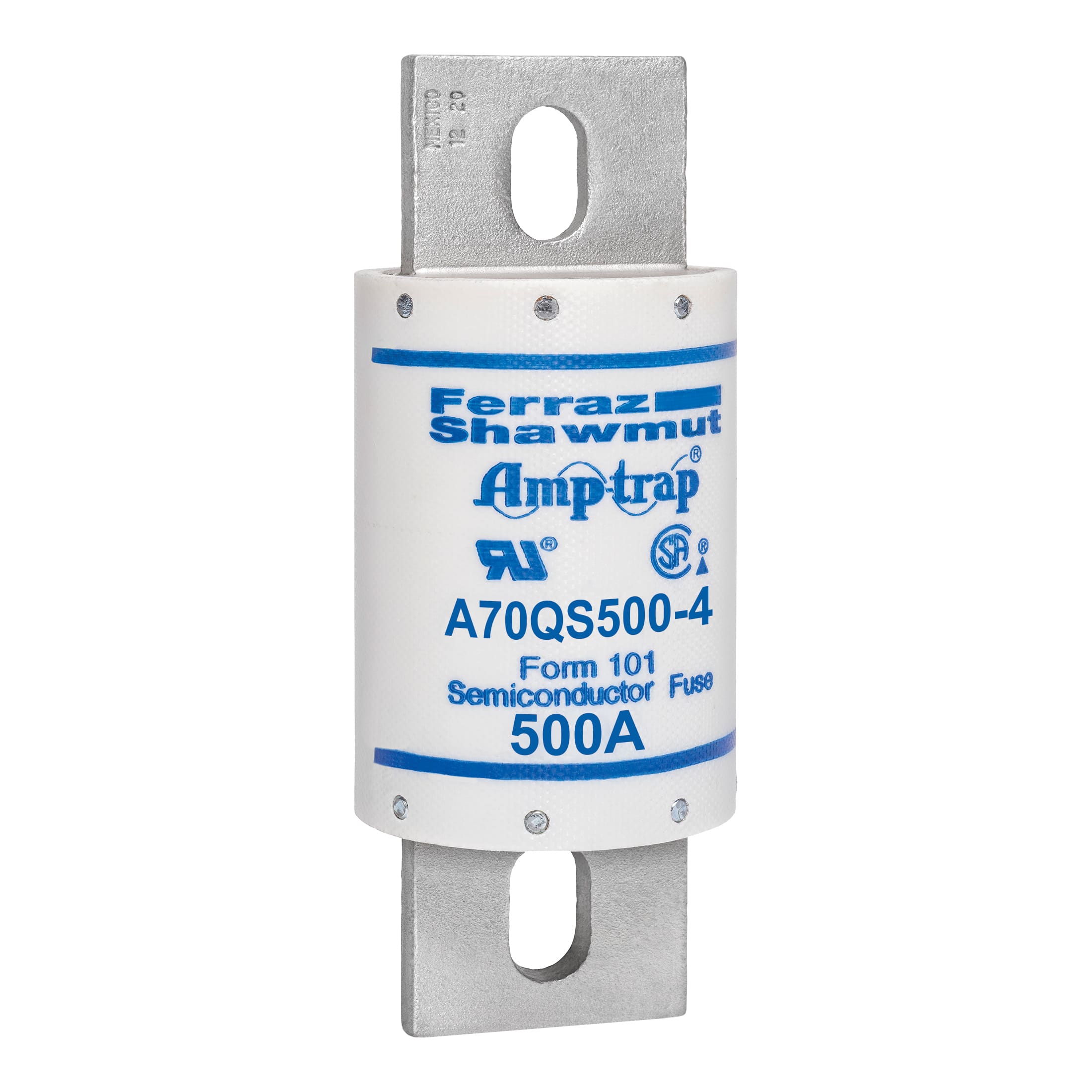 MERSEN - Fusibile ad alta velocità A70QS 700VAC 700VDC 500A Imbullonato Coltello
