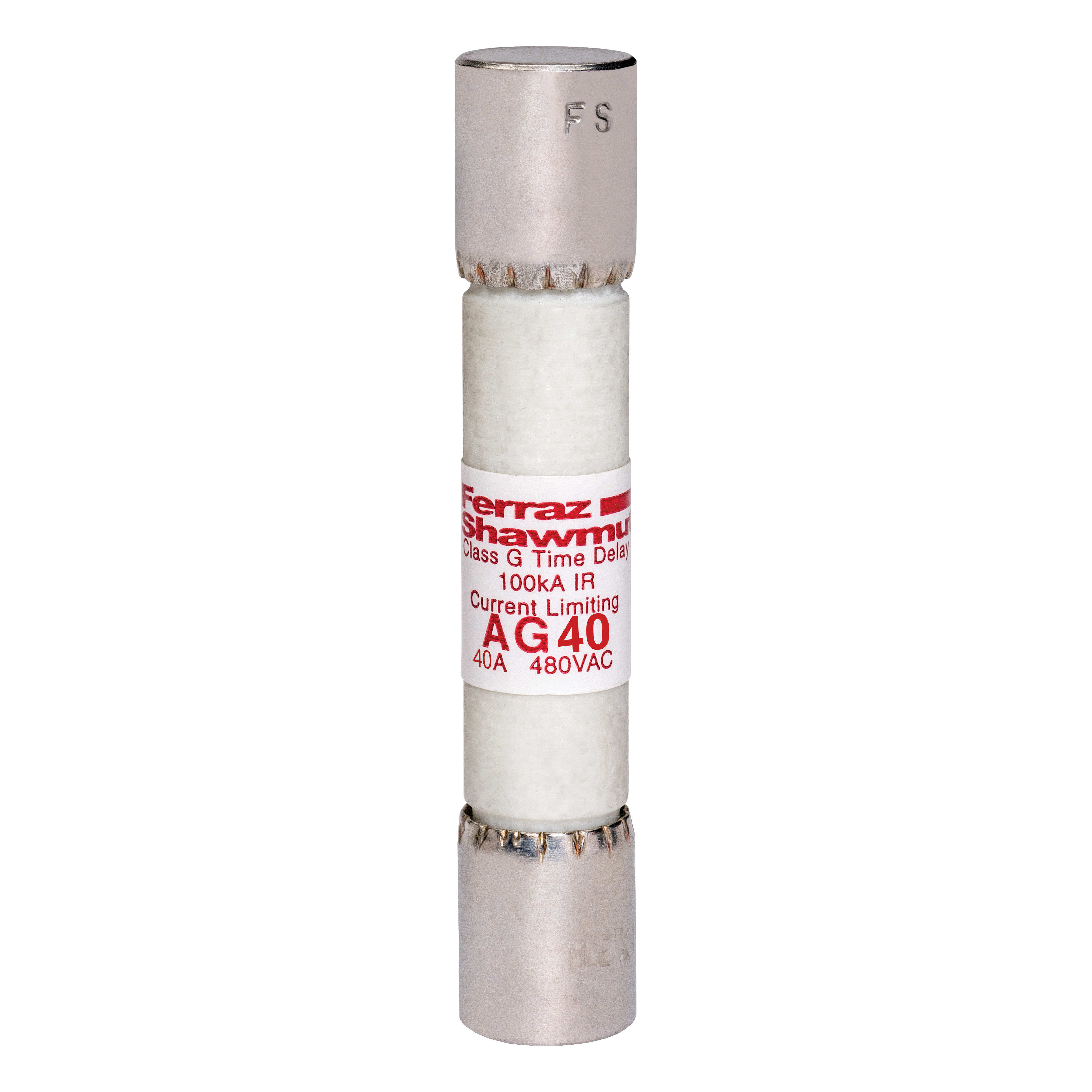 MERSEN - Fusibile AG - Classe G 480VAC 40A Ritardato Cilindrico