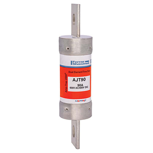 MERSEN - Fusibile AJT - Classe J - Ritardati 600VAC 400VDC 90A Coltello SmartSpot®