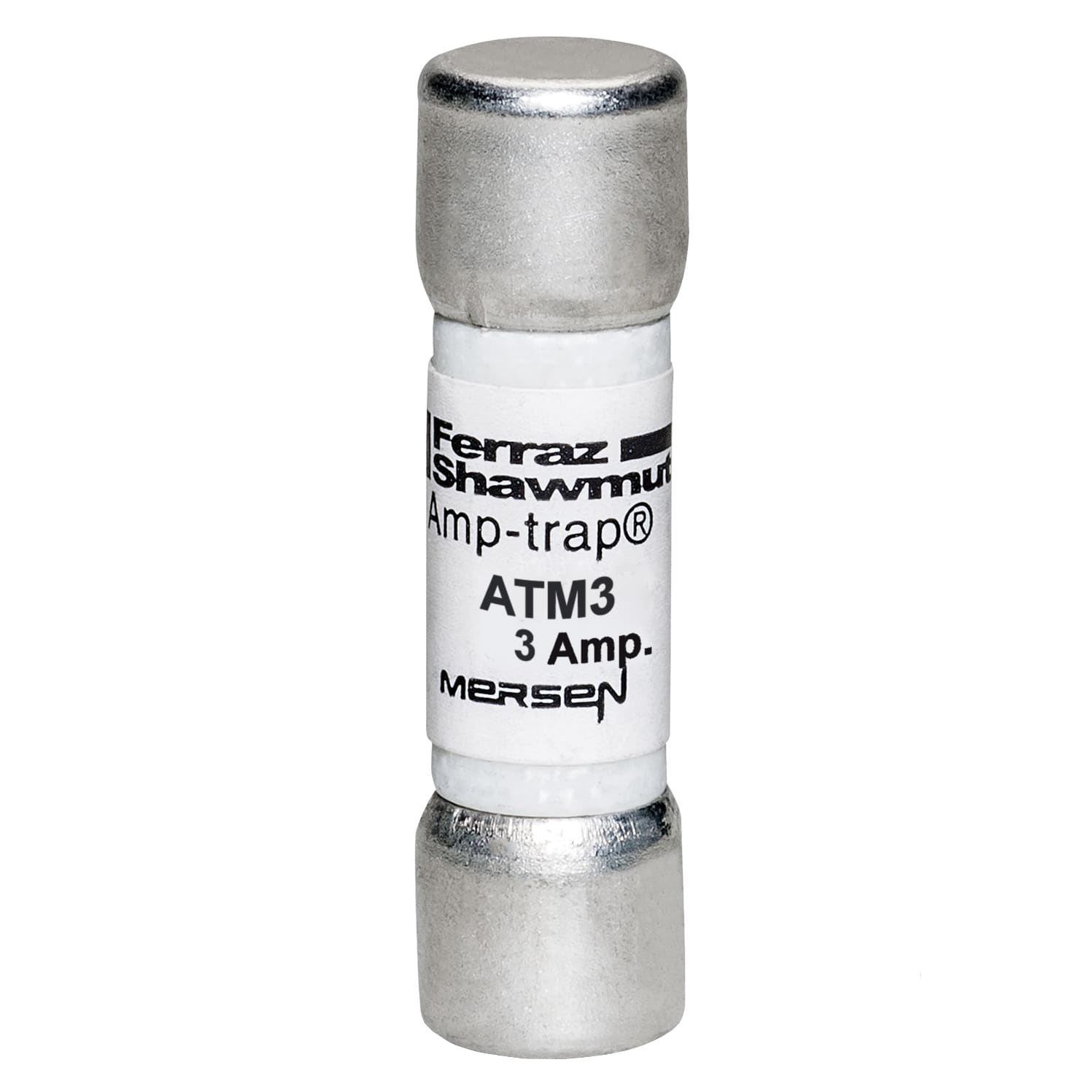 MERSEN - Fusibile ATM - Midget - Ad azione rapida 600VAC 600VDC 3A Cilindrico