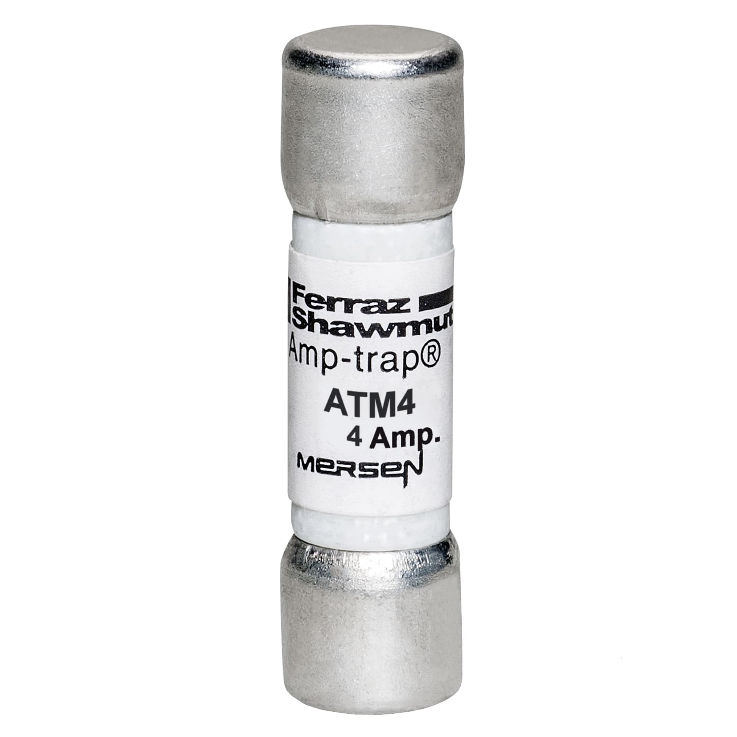MERSEN - Fusibile ATM - Midget - Ad azione rapida 600VAC 600VDC 4A Cilindrico