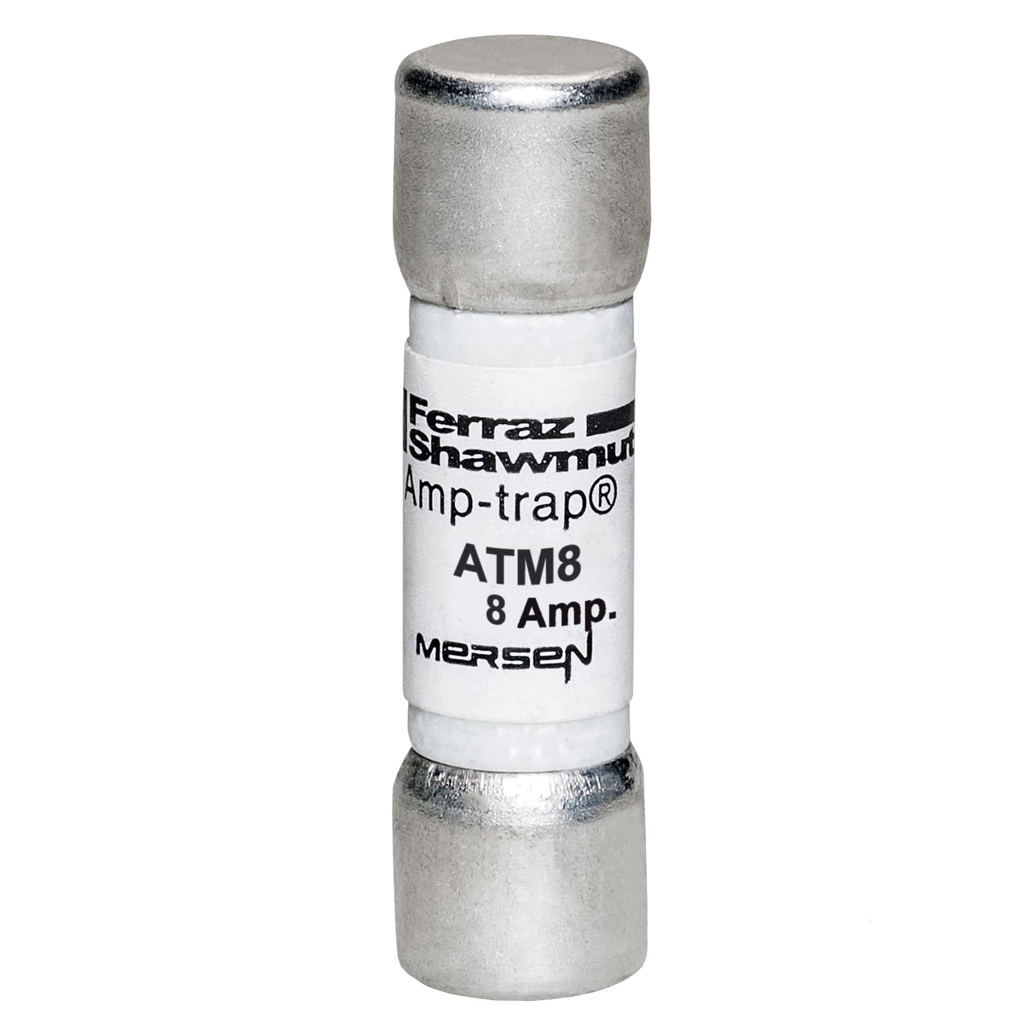 MERSEN - Fusibile ATM - Midget - Ad azione rapida 600VAC 600VDC 8A Cilindrico