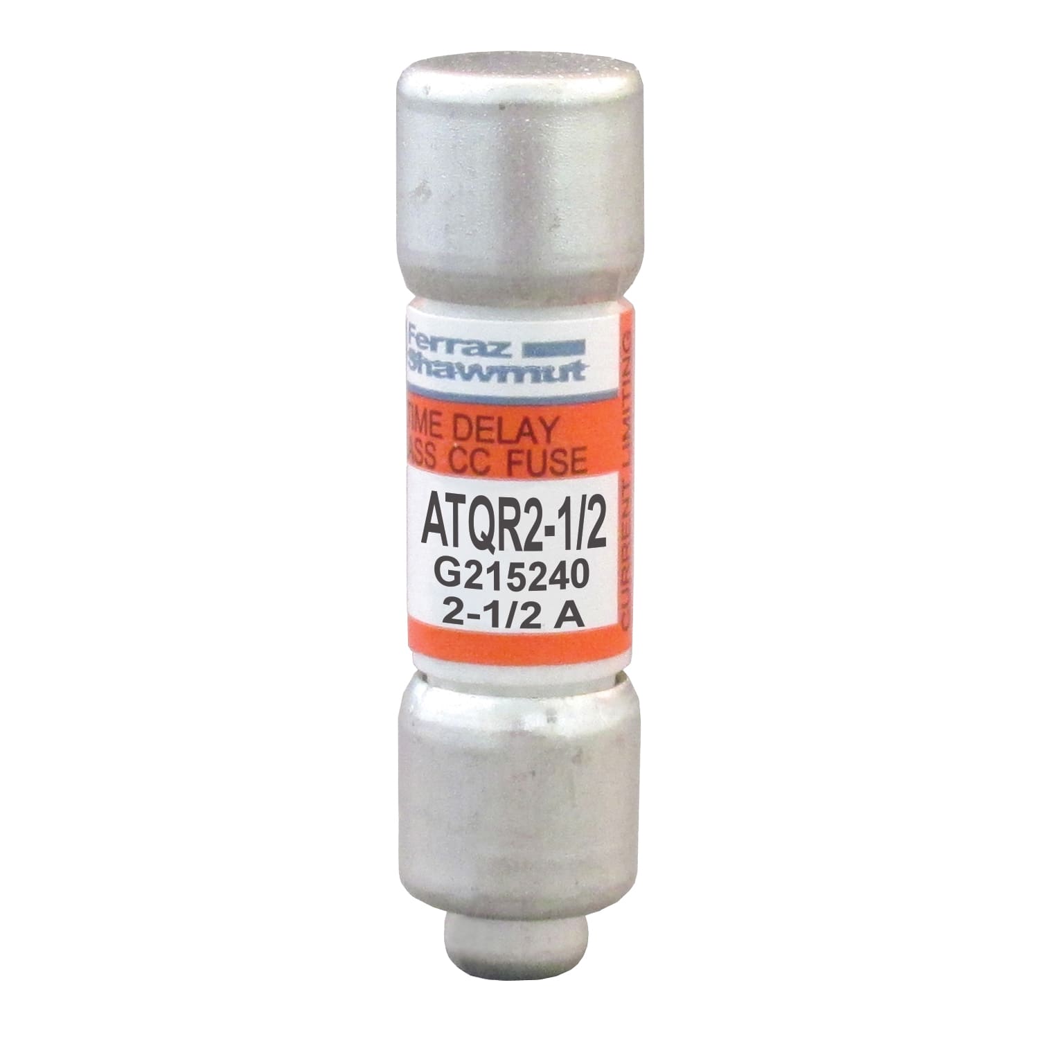 MERSEN - Fusibile ATQR - Classe CC - Ritardati 600VAC 300VDC 2.5A Cilindrico