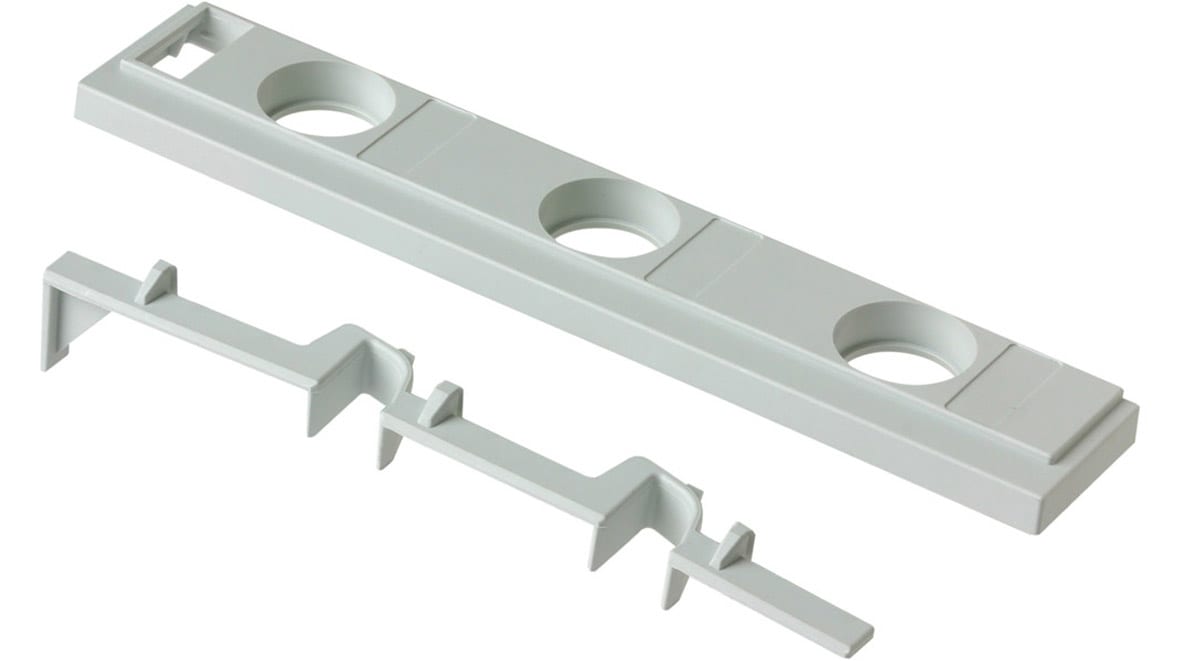 MERSEN - Size D02 Cover caps for touch protection Left D02 3 poles 36mm