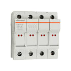 MERSEN - Portafusibili 10x38 CEI 690VAC 690VDC 4 poli IP20 Indicatore visivo