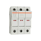 MERSEN - Portafusibili IEC+UL/CSA 10x38 800VAC 1000VDC 3 poli Indicatore visivo IP20