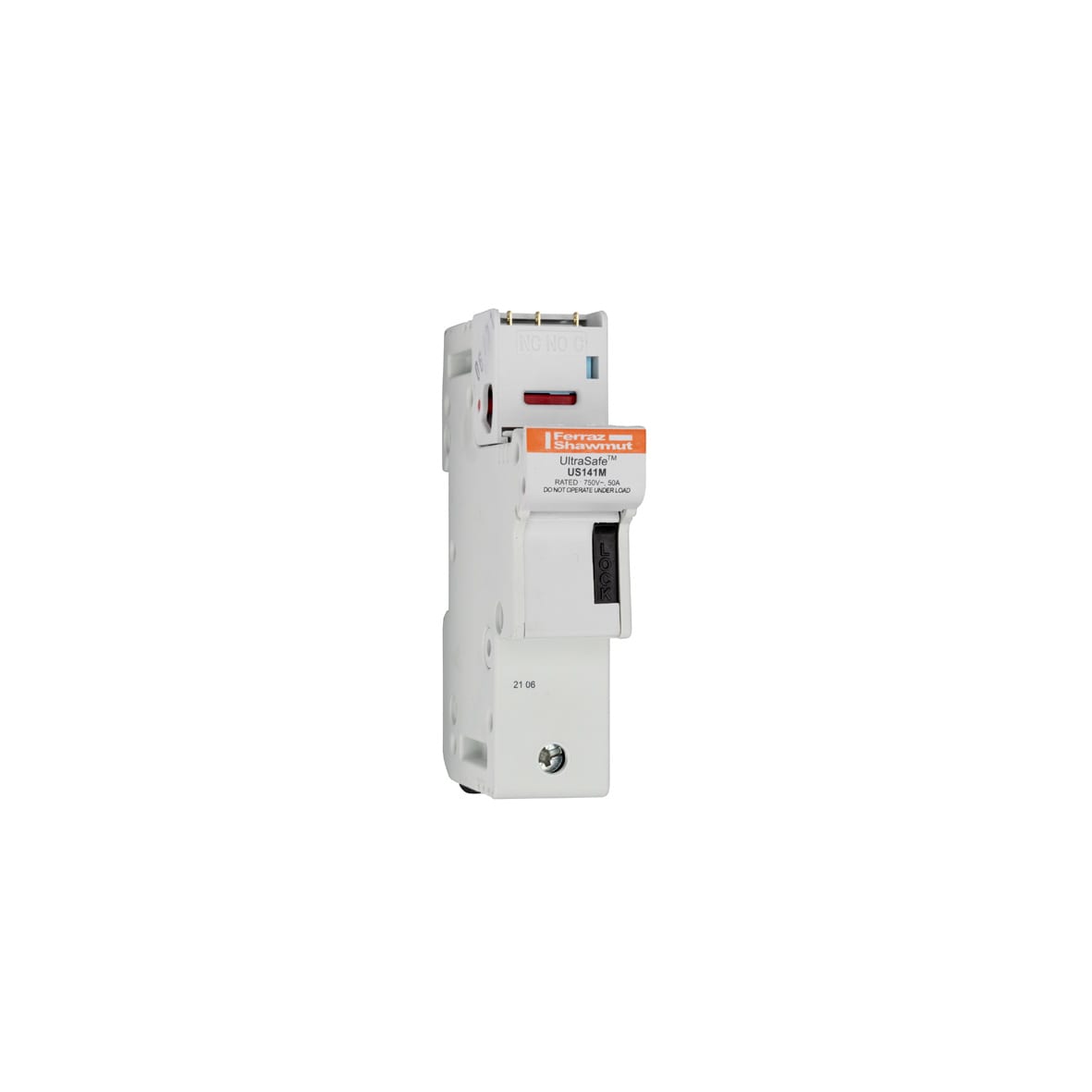 MERSEN - Portafusibili 800VAC 1000VDC UL 14x51 1 polo Microcontatto