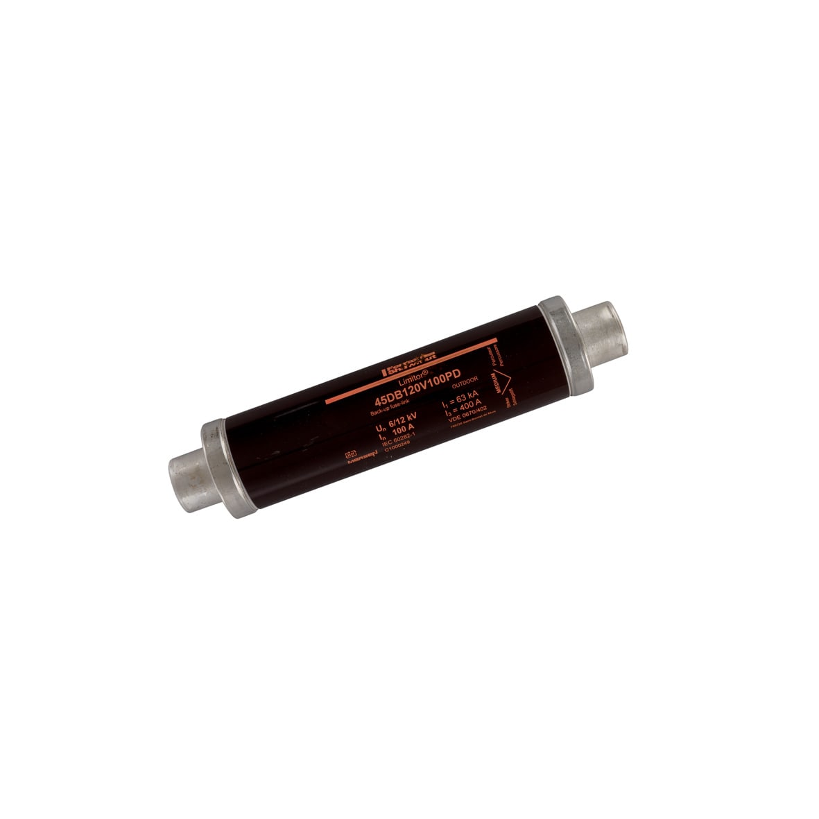 MERSEN - Fusibile di backup HV DIN VDE T402 12kVAC 100A d78mm, L292mm Percussore 80N