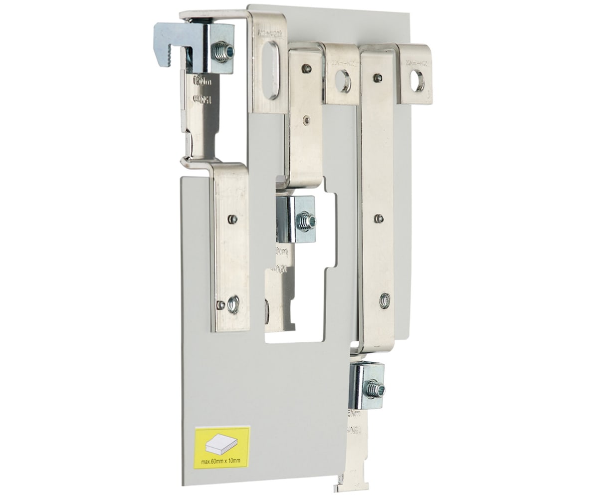 MERSEN - Busbar installation device Adapter NH2 busbar system 100mm, Hooked clamp