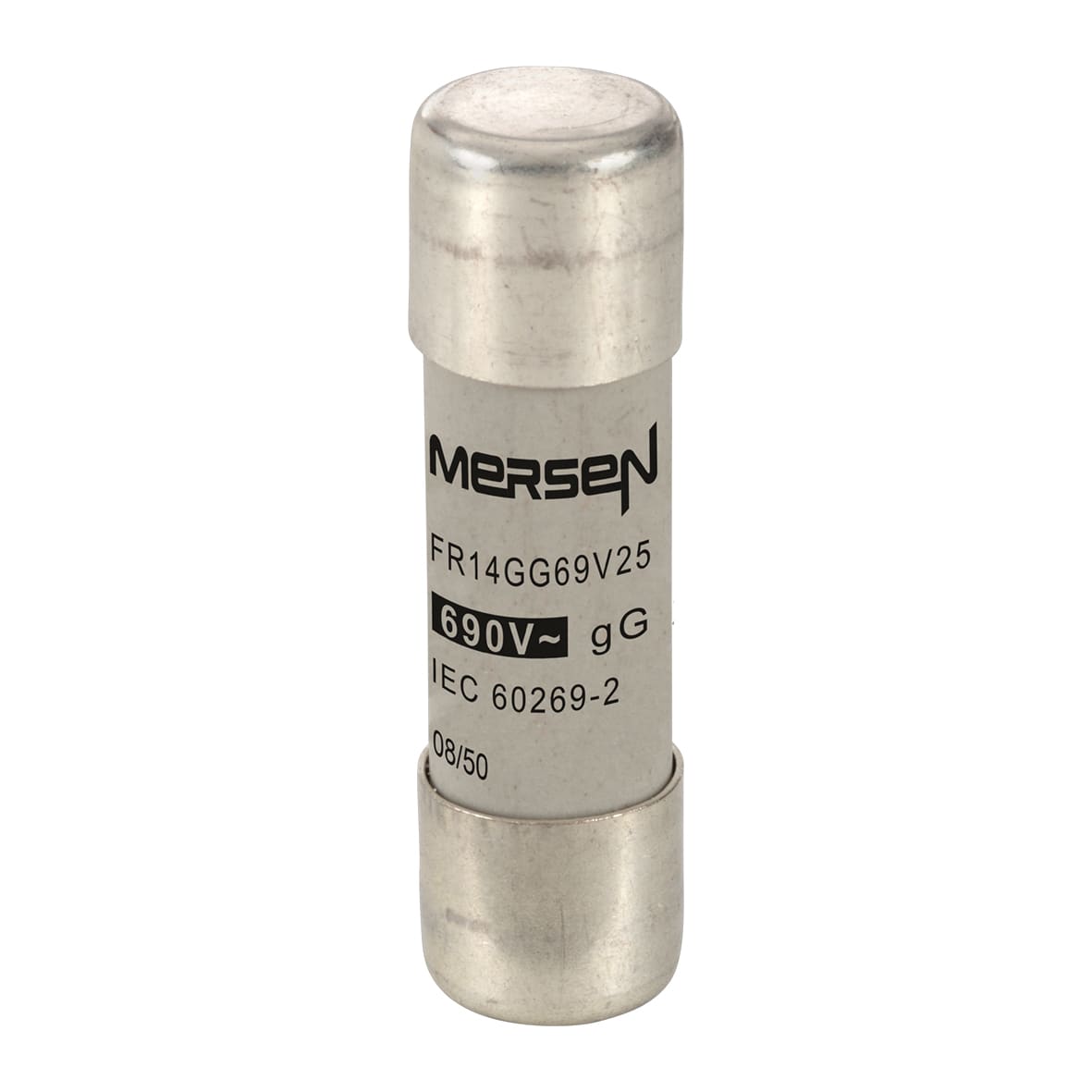 MERSEN - Fusibile cilindrico gG 14x51 CEI 690VAC 25A