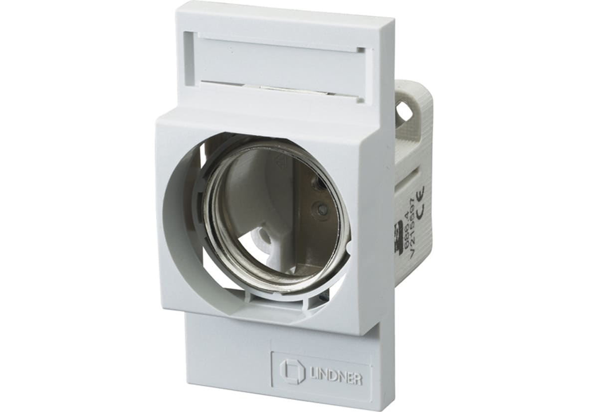 MERSEN - Base portafusibili DIII 500VAC 63A 1 polo con protezione da tocco Guida DIN