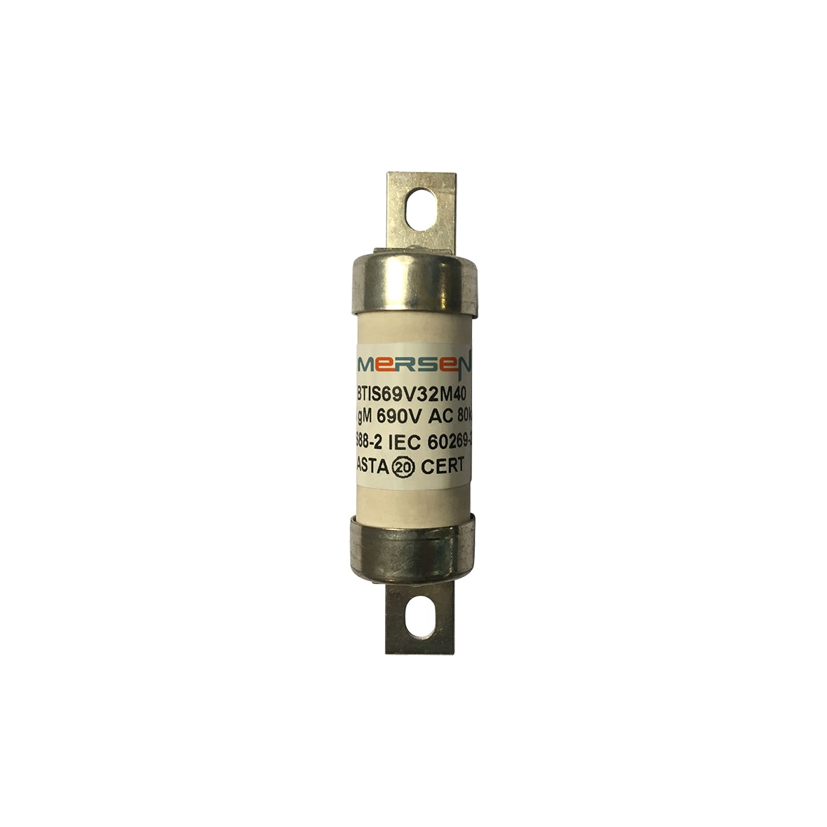 MERSEN - Fusibile BS IEC gM A3 690VAC 460VDC 32M40A BTIS Lame sfalsate
