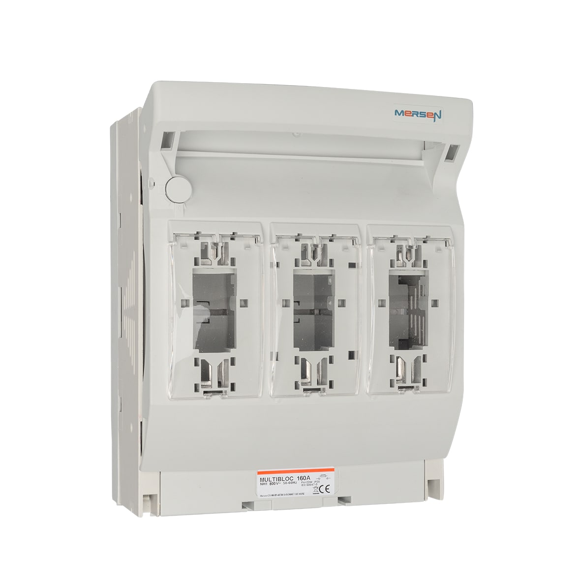 MERSEN - Sezionatore sottocarico NH 1 160A 3 p Pannello/Col. dal basso Morsetto a cinghia