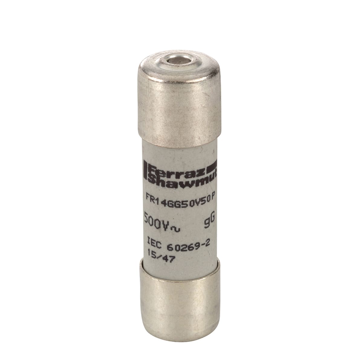 MERSEN - Fusibile cilindrico gG 14x51 CEI 500VAC 50A Con Percusorre
