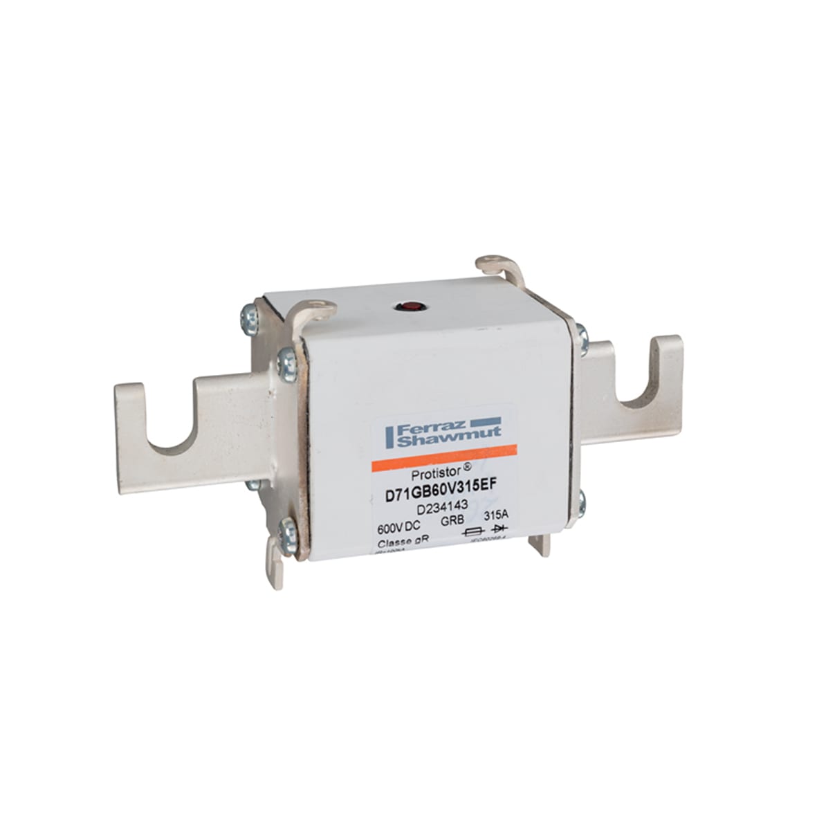 MERSEN - Fusibile ad alta velocità 71 gR 600VDC CEI 650VDC UL 315A Percussore