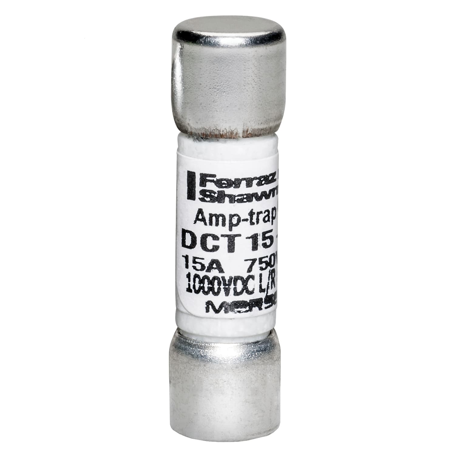 MERSEN - Fusibile DCT - Midget - Ad azione rapida 750VAC 1000VDC 15A Cilindrico
