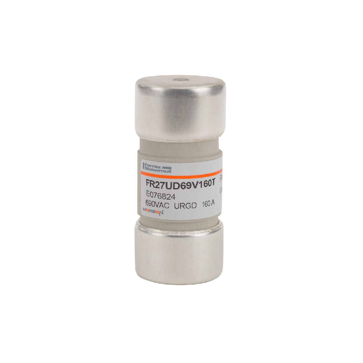 MERSEN - Fusibile cilindrico ad alta velocità 27x60 aR 690VAC 160A Percussore