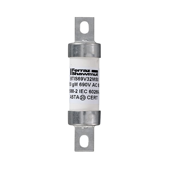 MERSEN - Fusibile BS IEC gM A3 690VAC 460VDC 32M50A BTIS Lame sfalsate