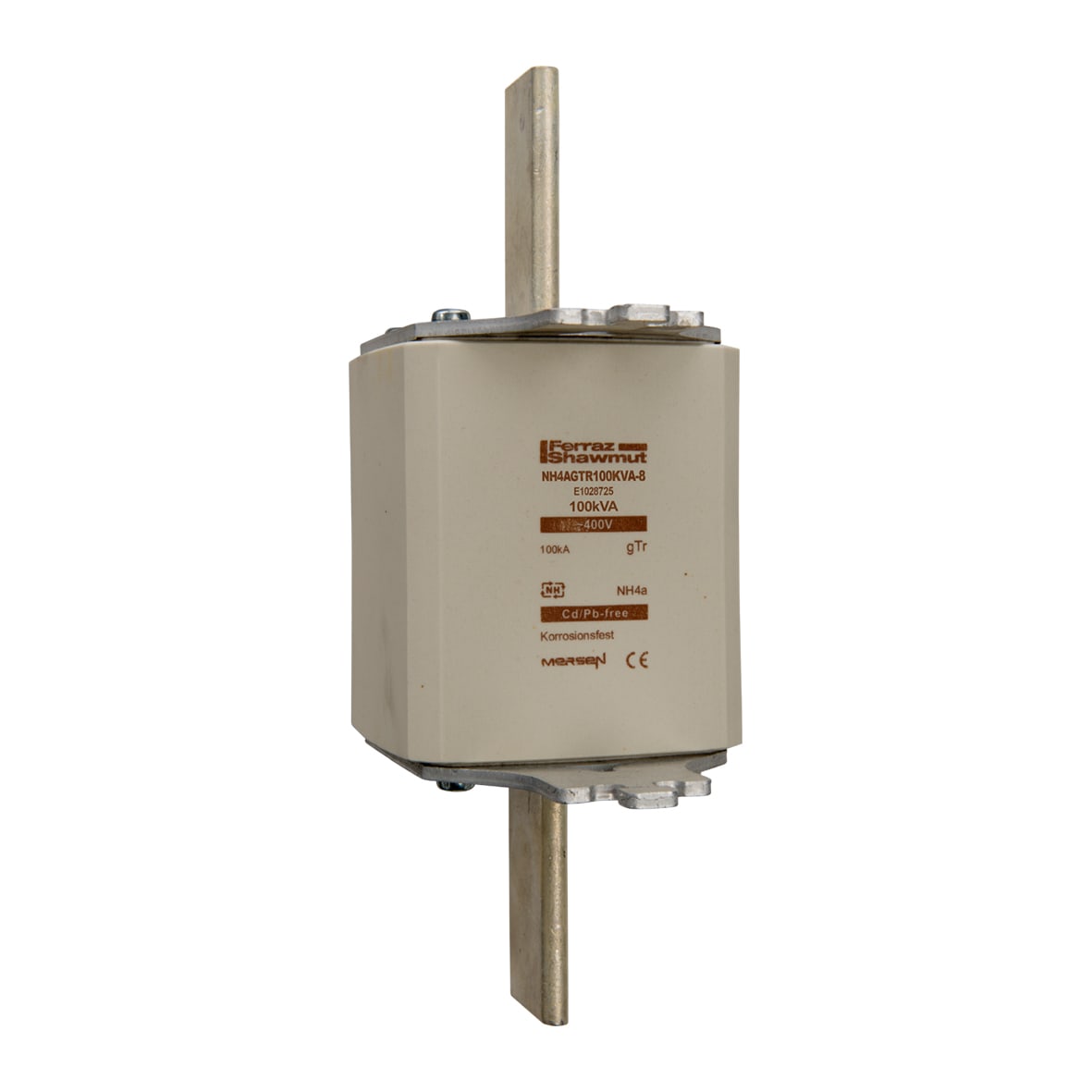 MERSEN - Fusibile NH4a gTr 400VAC 144A 100KVA Placche Attive Indicatore Superiore
