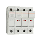 MERSEN - Portafusibili 600VAC 600VDC Classe CC 3 poli+N Indicatore visivo