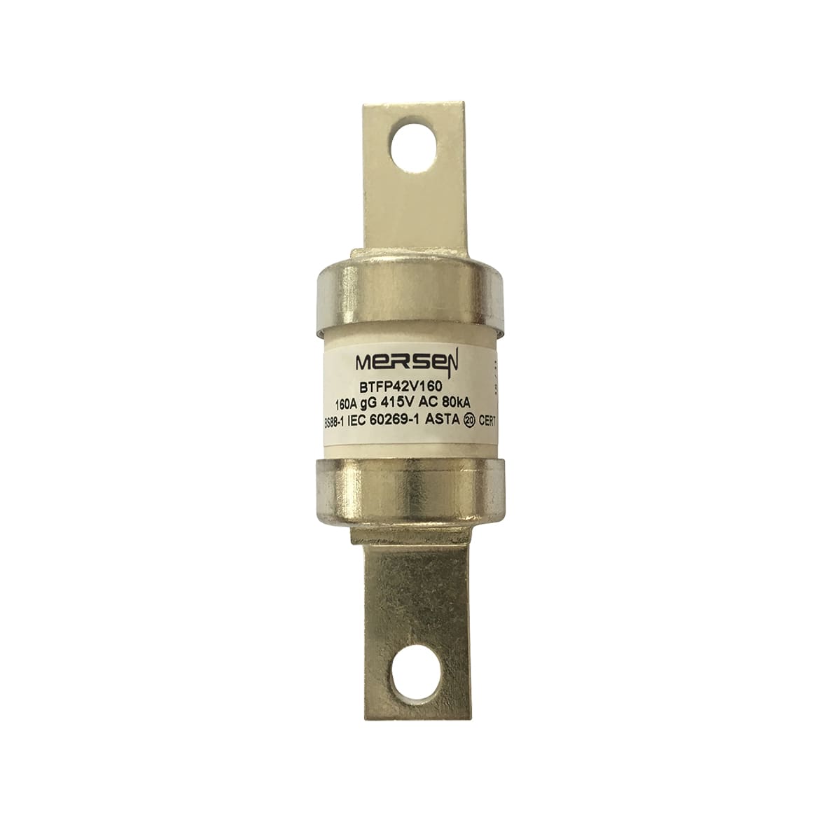 MERSEN - Fusibile BS IEC gG A4 415VAC 240VDC 160A BTFP Lame sfalsate