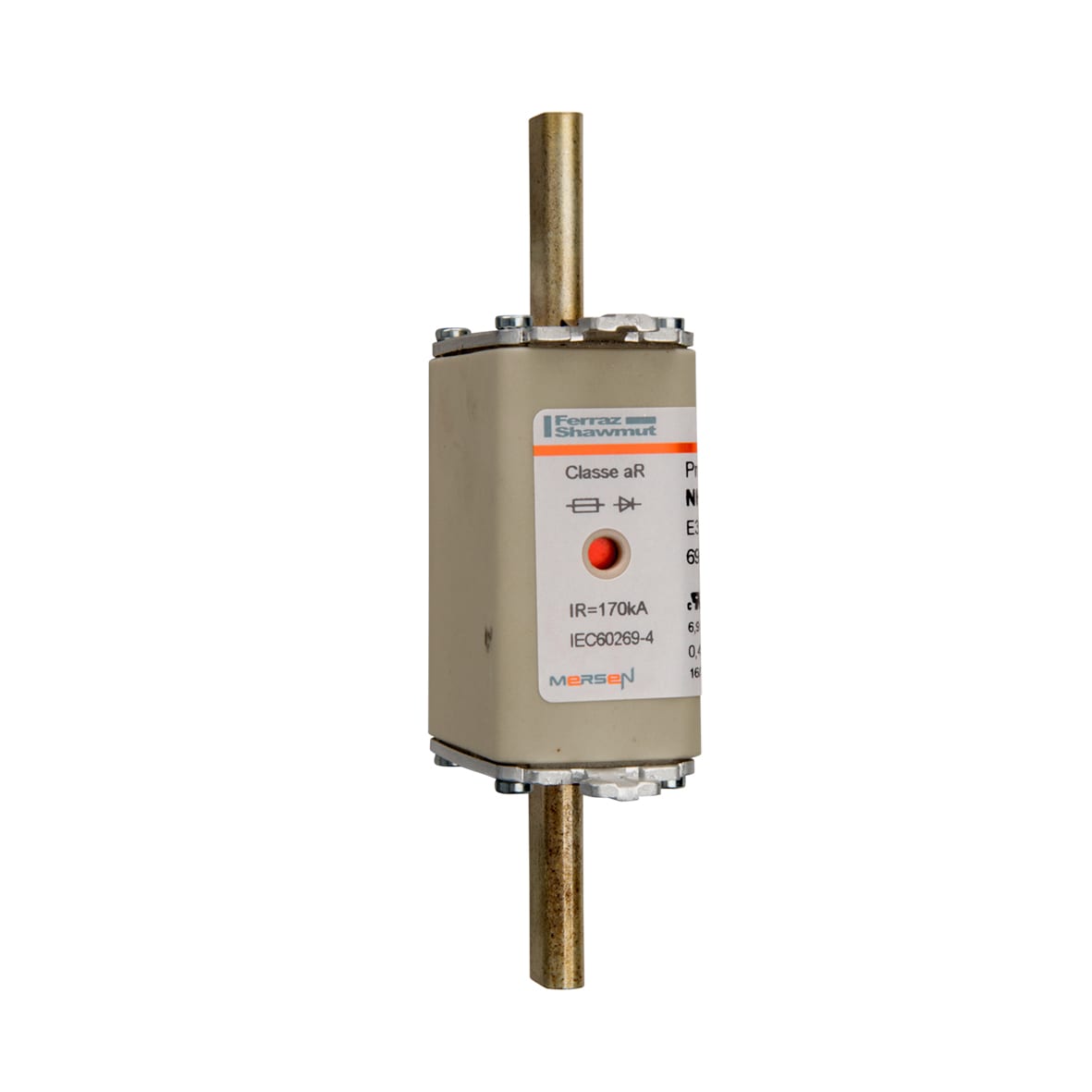 MERSEN - Fusibile ad alta velocità NH 0 aR 690VAC CEI 700VAC UL 315A Doppio indicatore