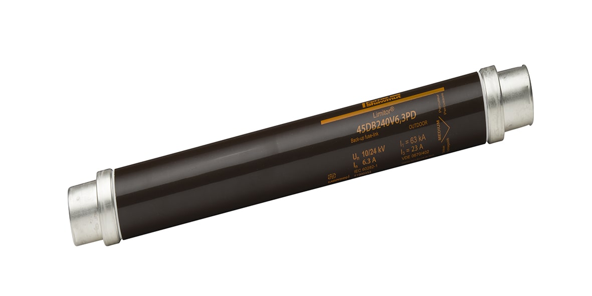 MERSEN - Fusibile di backup HV DIN VDE T402 24kVAC 6.3A d56mm, L442mm Percussore 80N