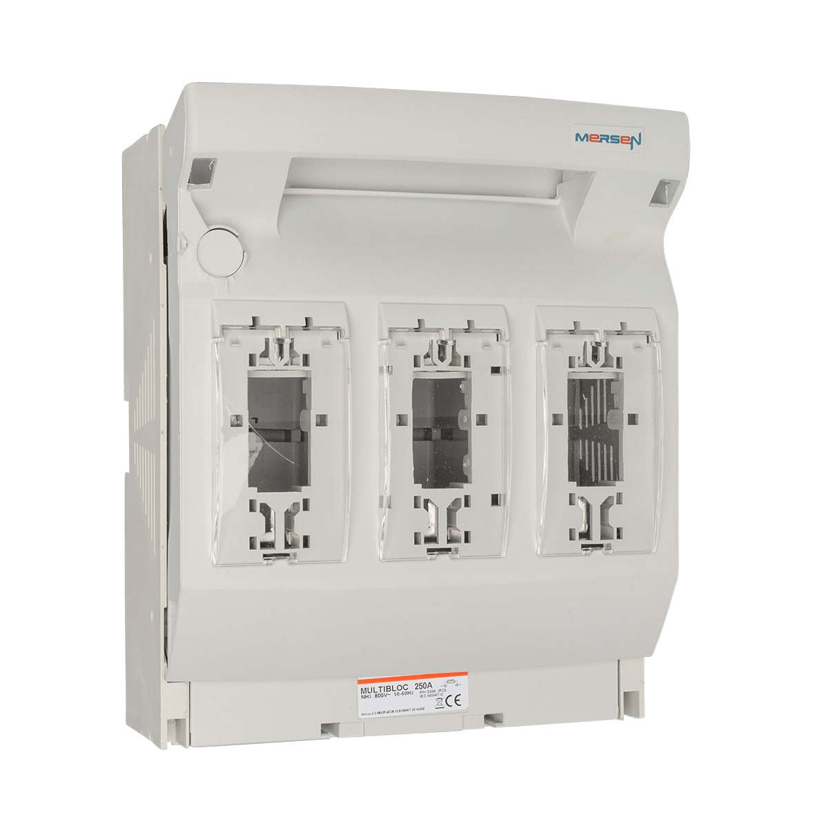MERSEN - Sezionatore sottocarico NH 2 250A 3 p Pannello/Col.basso Morsetto a cinghia M10