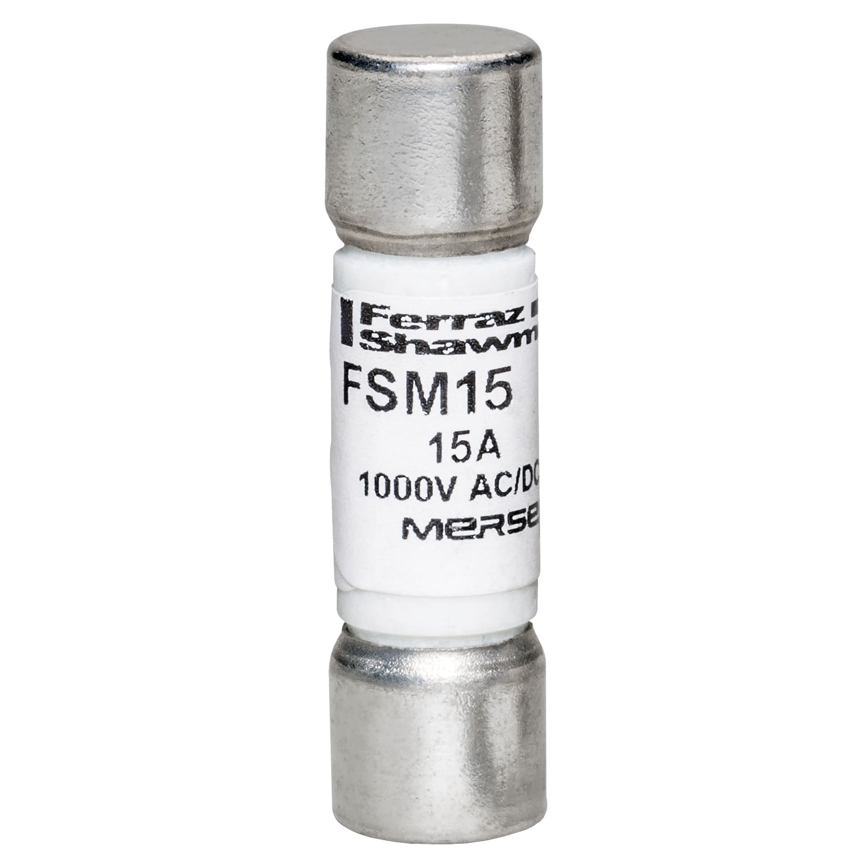 MERSEN - Fusibile per multimetro 10x35/10x38 FSM 1000VAC 1000VDC 15A Cilindrico