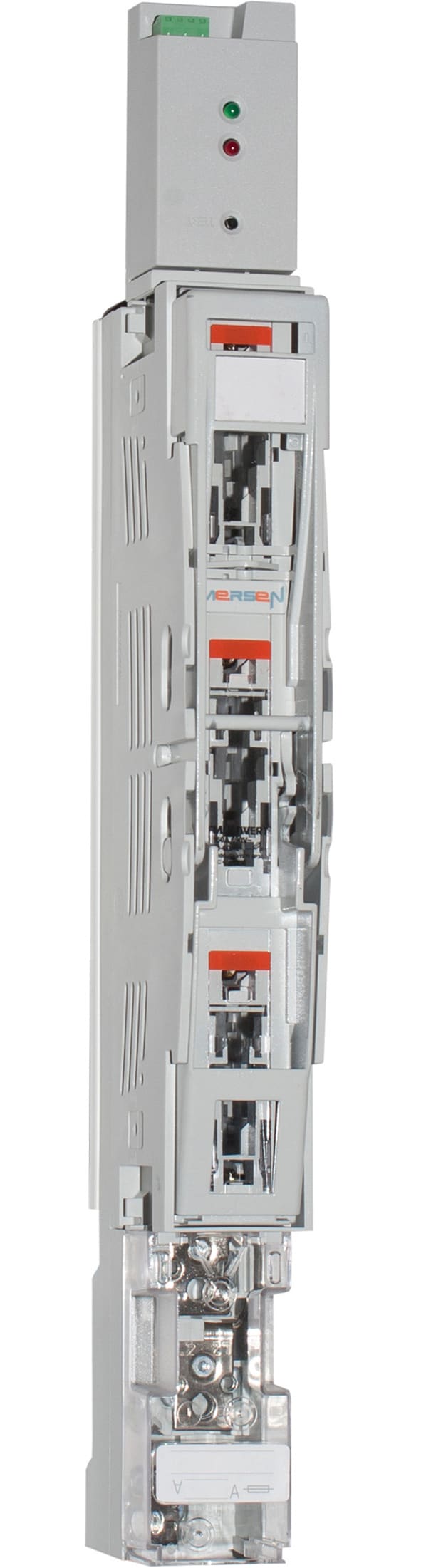 MERSEN - Sezionatore sottocarico NH t.00 160A 1x3 poli Sistema Bus Bar 100mm M8 FM pronto