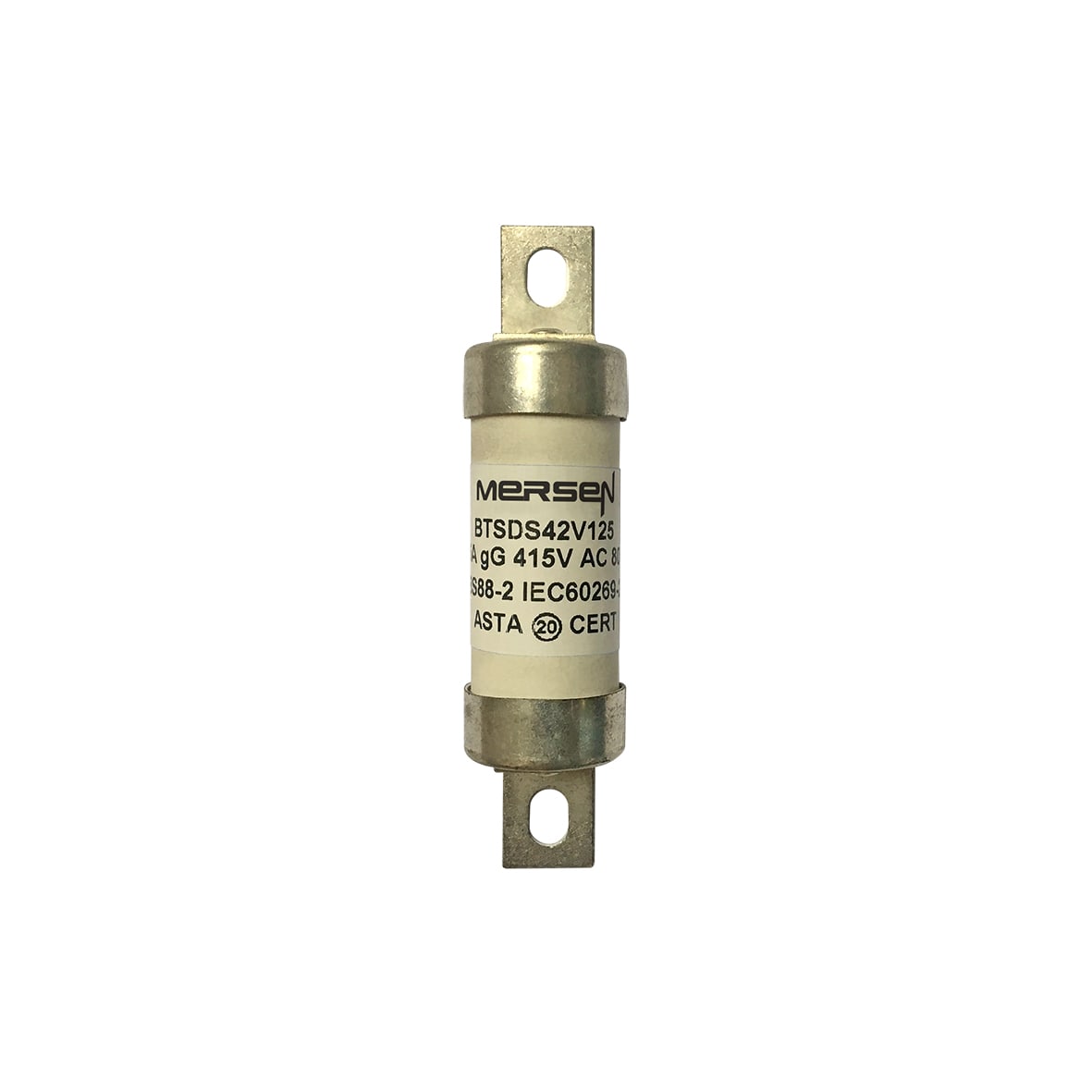 MERSEN - Fusibile BS IEC gG A3 415VAC 240VDC 125A BTSDS Lame sfalsate