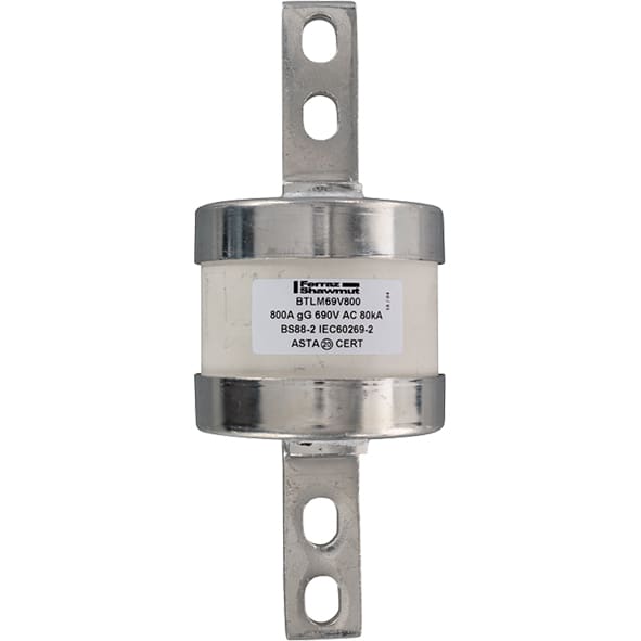 MERSEN - Fusibile BS IEC gG C3 690VAC 69V800A BTLM Targhetta imbullonata centrale