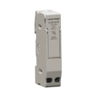 MERSEN - Portafusibili 10x38 CEI 500VAC 1 polo+N Compatto Montaggio su guida DIN IP20