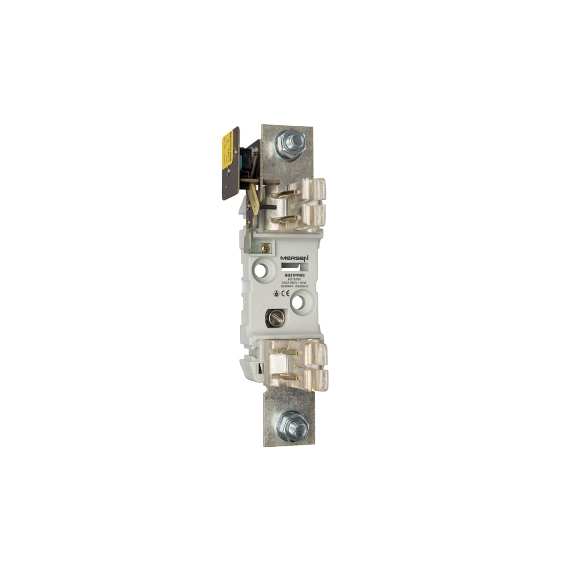 MERSEN - Base in plastica NH3 1250VAC 630A 1p Micro. Attacco a vite o Guida DIN Con. Vite