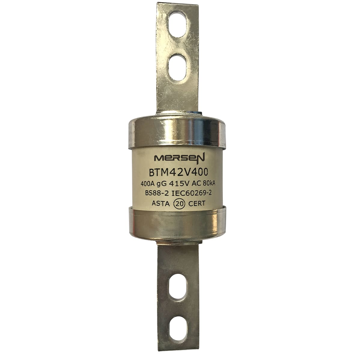 MERSEN - Fusibile BS IEC gG C1 415VAC 240VDC 400A BTM Targhetta imbullonata centrale
