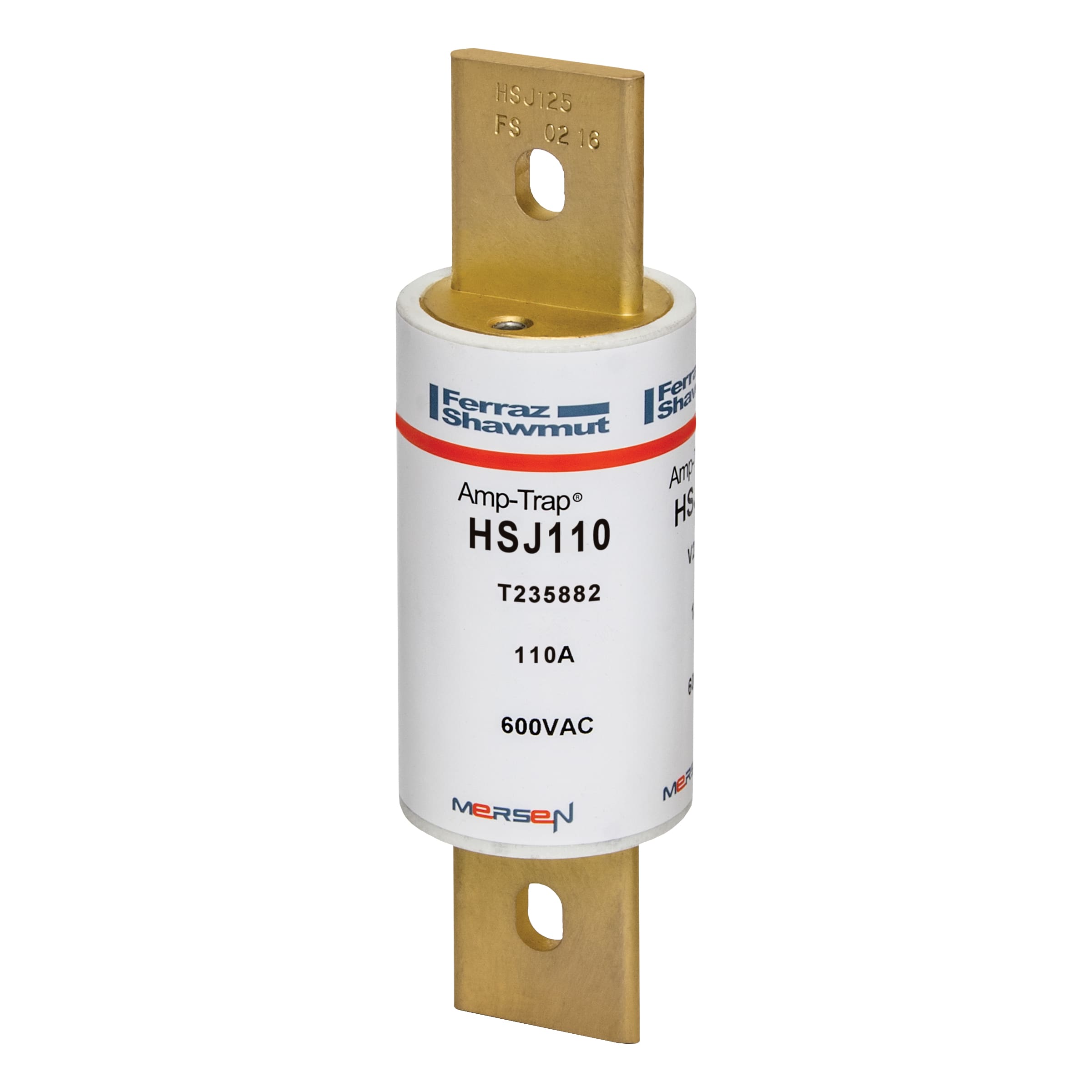 MERSEN - Fusibile HSJ - Classe J - Rapidi 600VAC 500VDC 110A Coltello