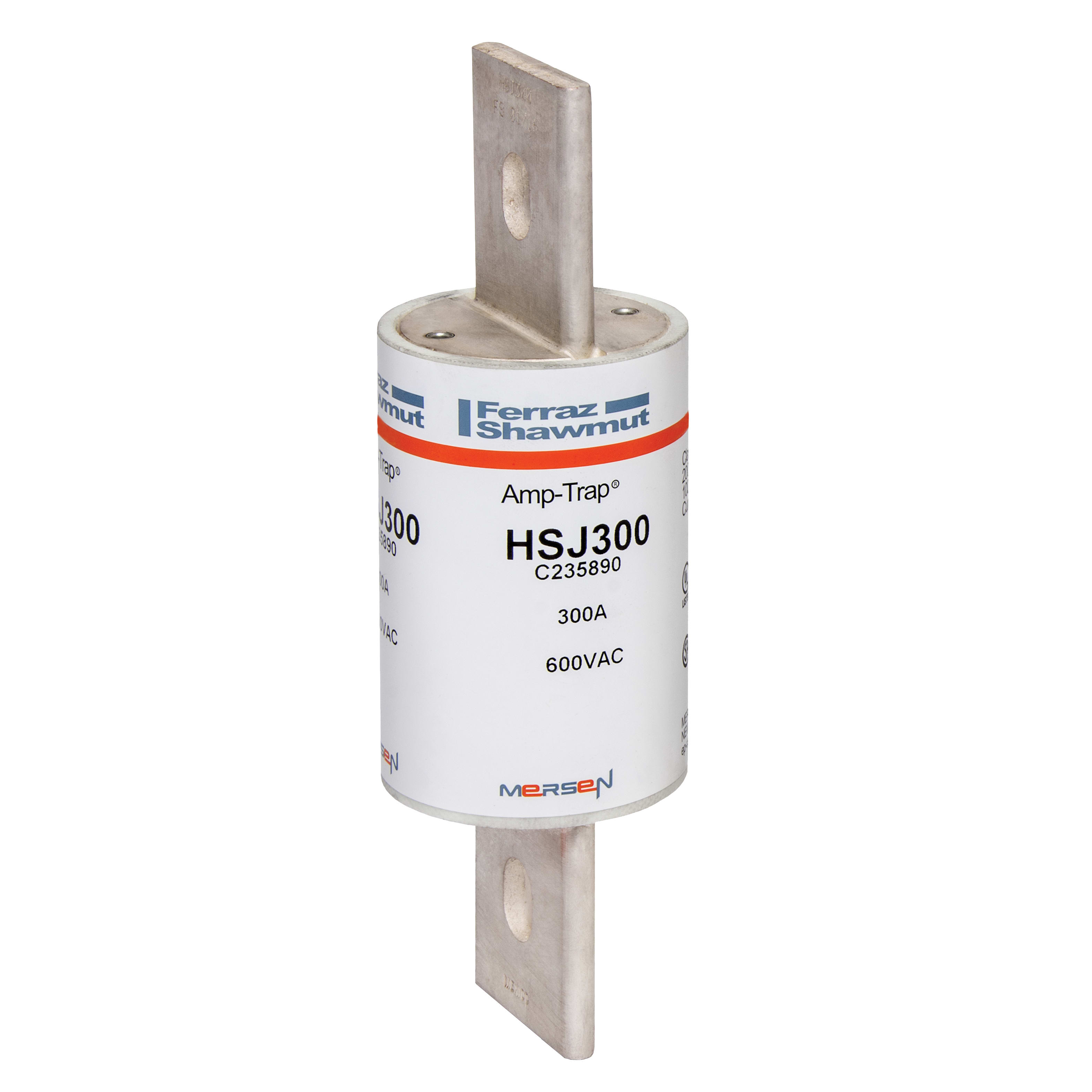 MERSEN - Fusibile HSJ - Classe J - Rapidi 600VAC 500VDC 300A Coltello