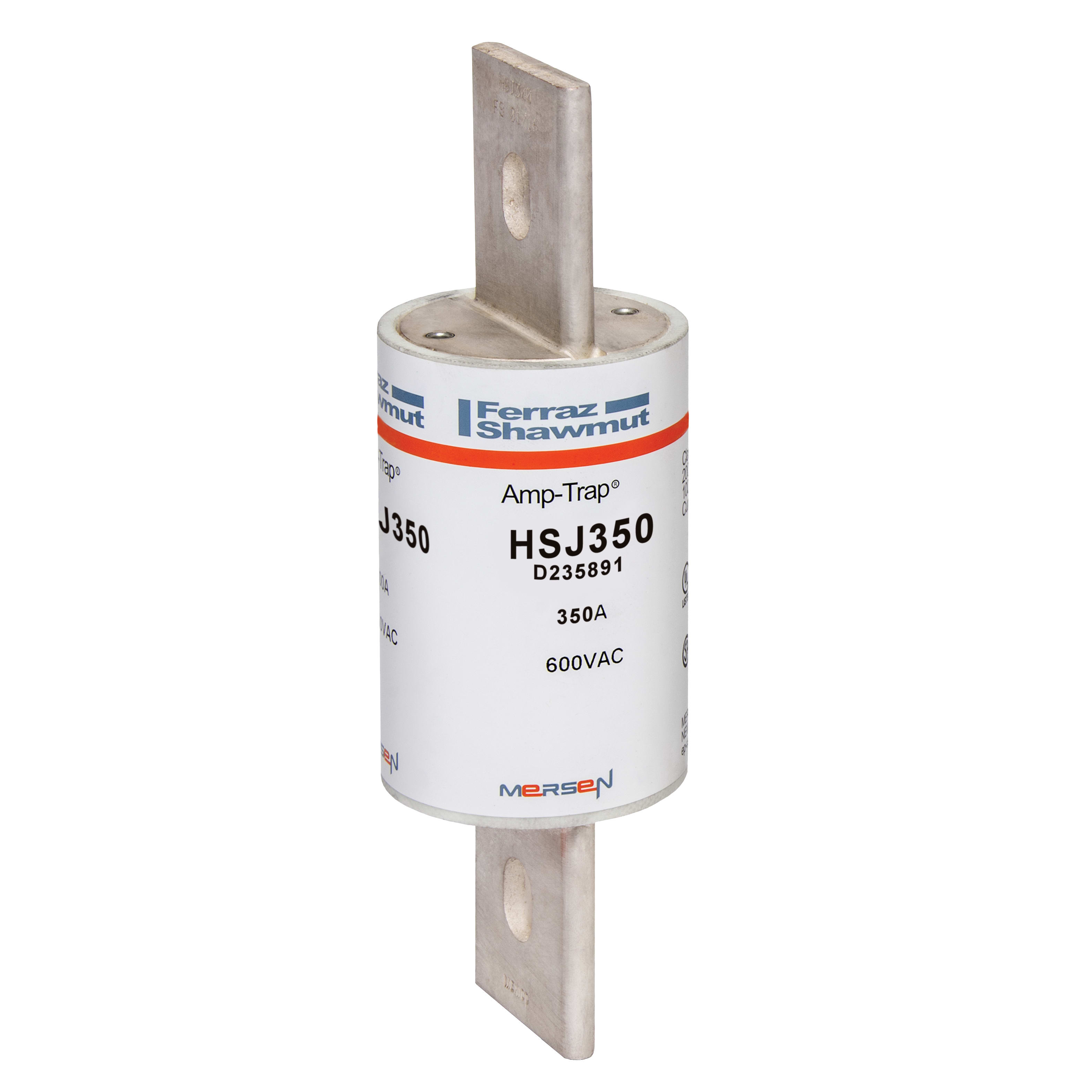 MERSEN - Fusibile HSJ - Classe J - Rapidi 600VAC 500VDC 350A Coltello