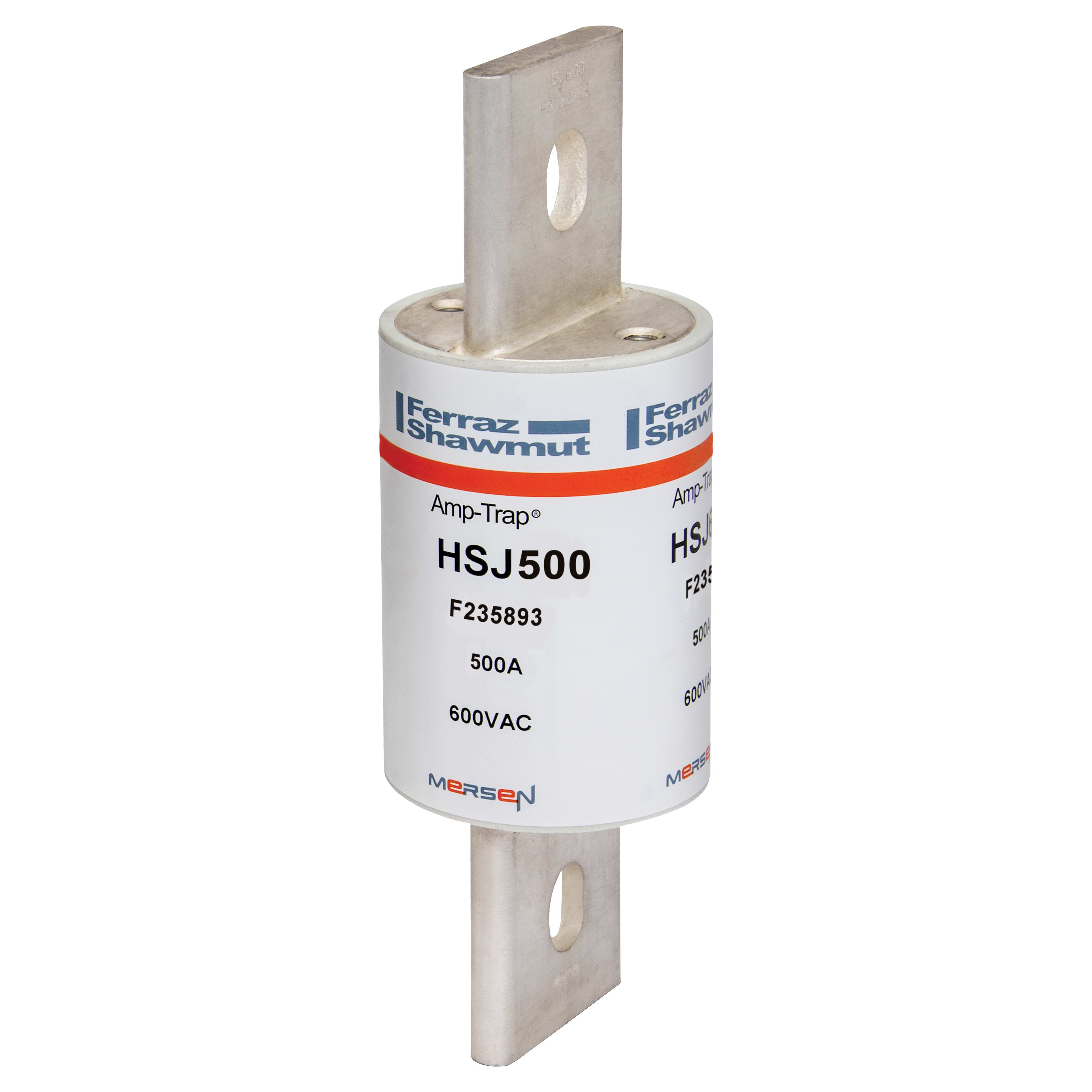 MERSEN - Fusibile HSJ - Classe J - Rapidi 600VAC 500VDC 500A Coltello