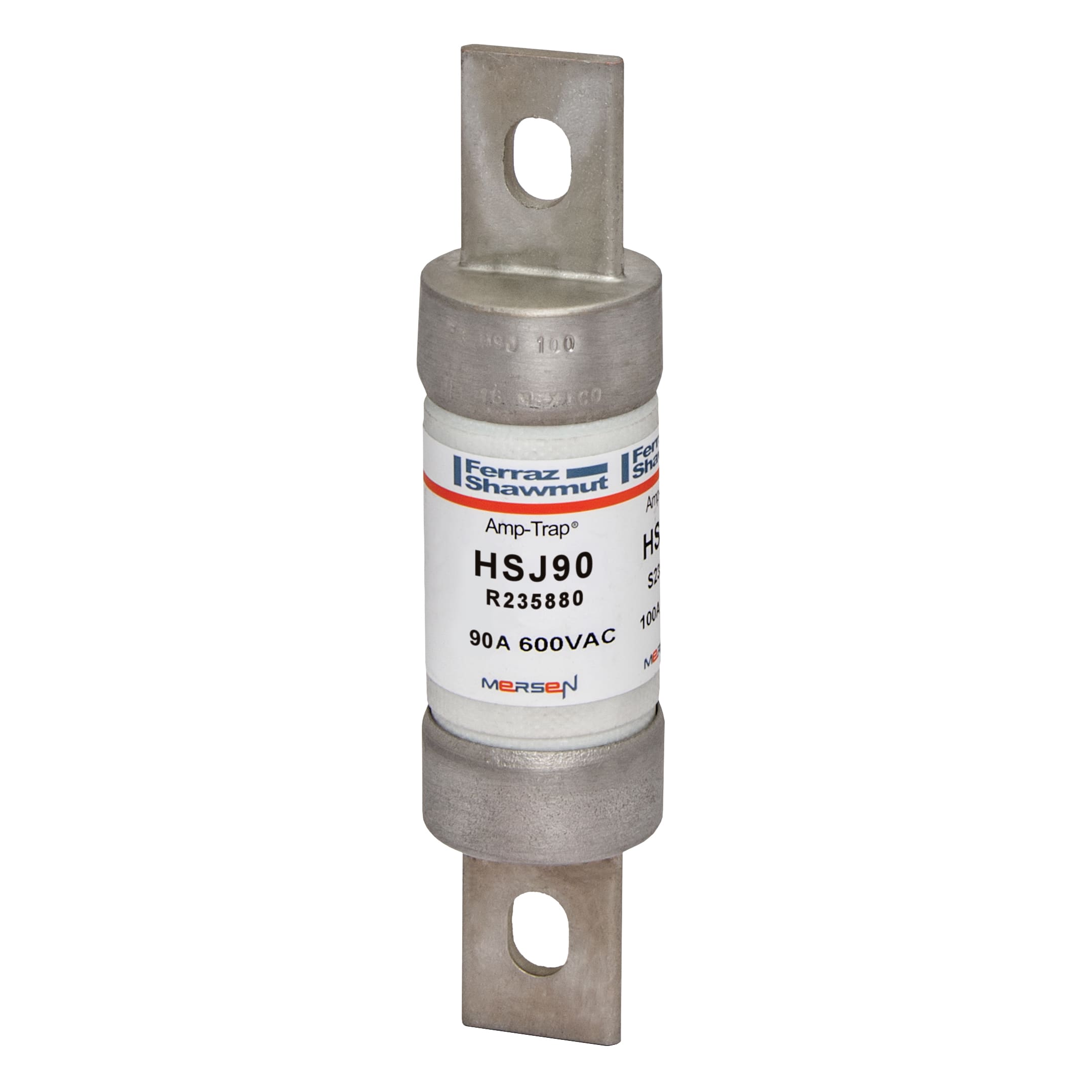 MERSEN - Fusibile HSJ - Classe J - Rapidi 600VAC 500VDC 90A Coltello