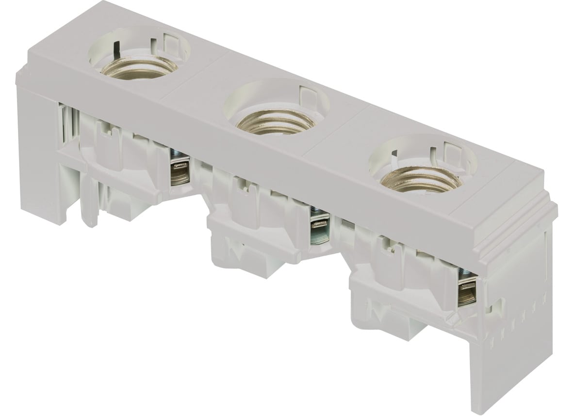 MERSEN - MULTIFIX® 60mm DII Vertical Fuse Bases 3 with cover