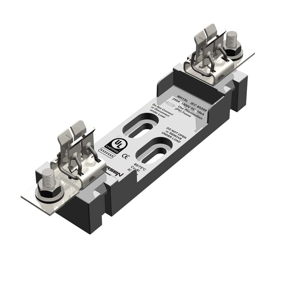 MERSEN - Base portafusibili per fusibili gPV NH, 1XL 250A 1 polo Versione aperta