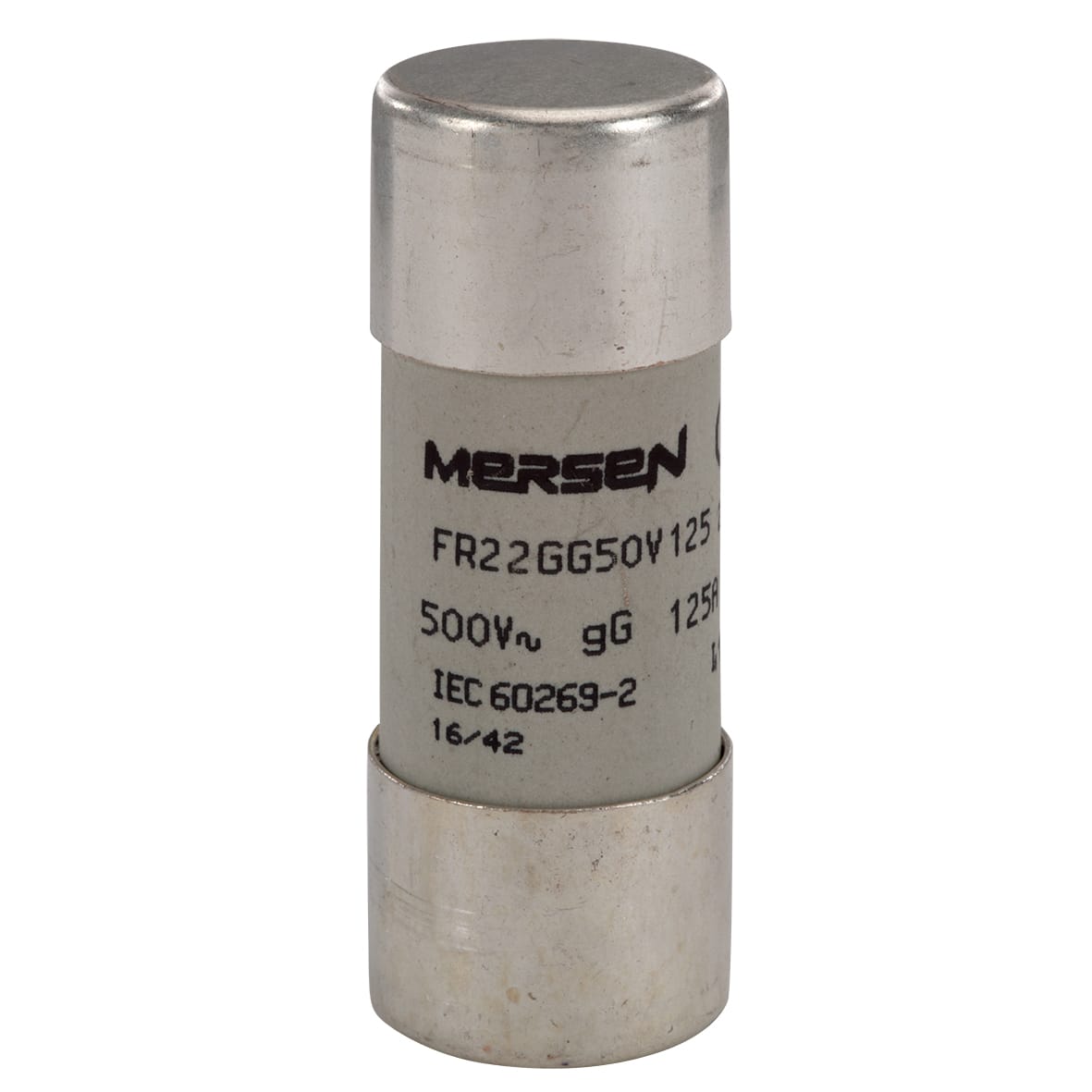 MERSEN - Fusibile cilindrico gG 22x58 CEI 500VAC 125A