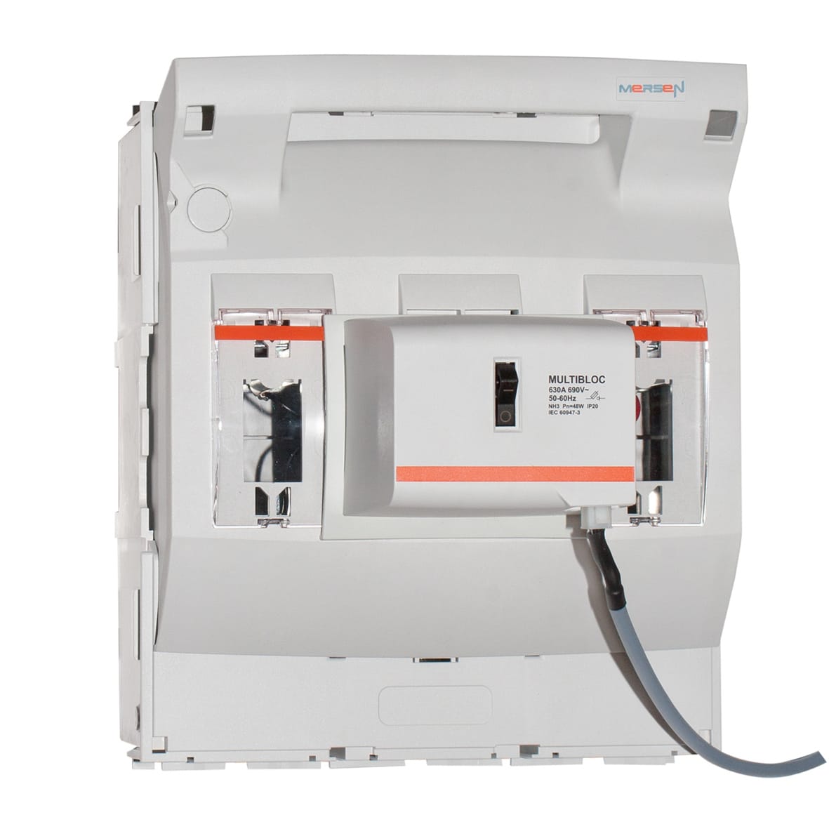 MERSEN - Sezionatore sottocarico NH 3 630A 3 p Pannello/Col. dal basso M12 elecmec mon.