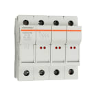 MERSEN - Portafusibili 8x32 CEI 400VAC 3 poli+N IP20 Indicatore visivo