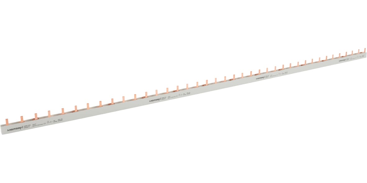 MERSEN - Busbar Pin 3-pole 1045mm 16mm² cross section with insulation Pitch 27mm