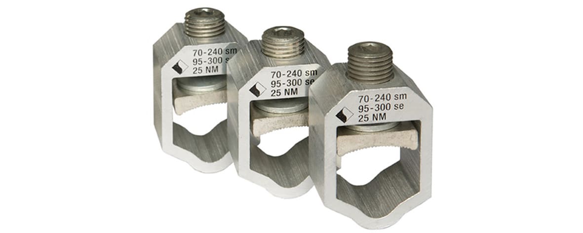 MERSEN - Cable termination for FSD Set of 3 V-clamp 70-300mm² NH1-3